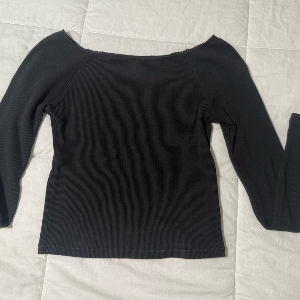 WORN ONCE Brandy Melville Black Off-Shoulder top